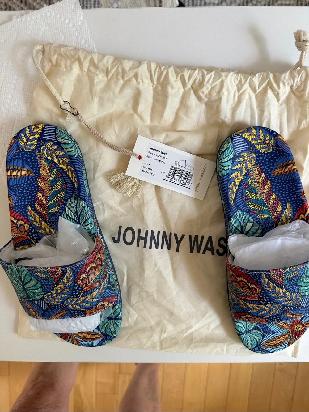 Johnny Was Pool Slide Sandals